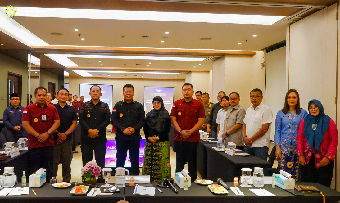 Perkuat Sinergi, Kakanwil Kemenkumham Jabar (Masjuno) Hadiri Rakor TIMPORA Depok untuk Pemantapan Pengawasan Orang Asing