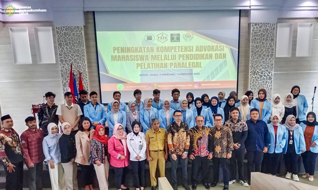 Kemenkum Jabar Hadiri Pembukaan Diklat Paralegal Unisba Tahun 2025