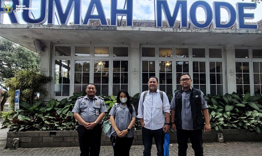 Kemenkum Jabar Lakukan Inventarisasi Potensi Pusat Perbelanjaan Berbasis Kekayaan Intelektual di Rumah Mode Factory Outlet