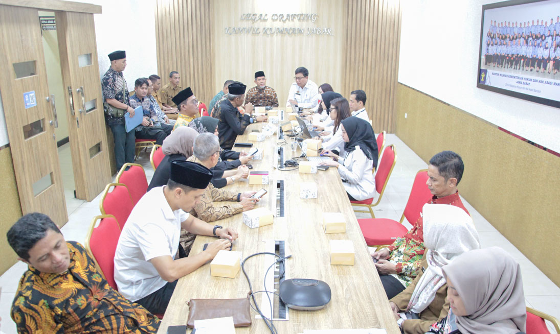 Kemenkum Jabar Bahas Penyusunan Perubahan Propemperda Tahun 2025 dan Raperda Kejehteraan Lanjut Usia Kota Tasikmalaya