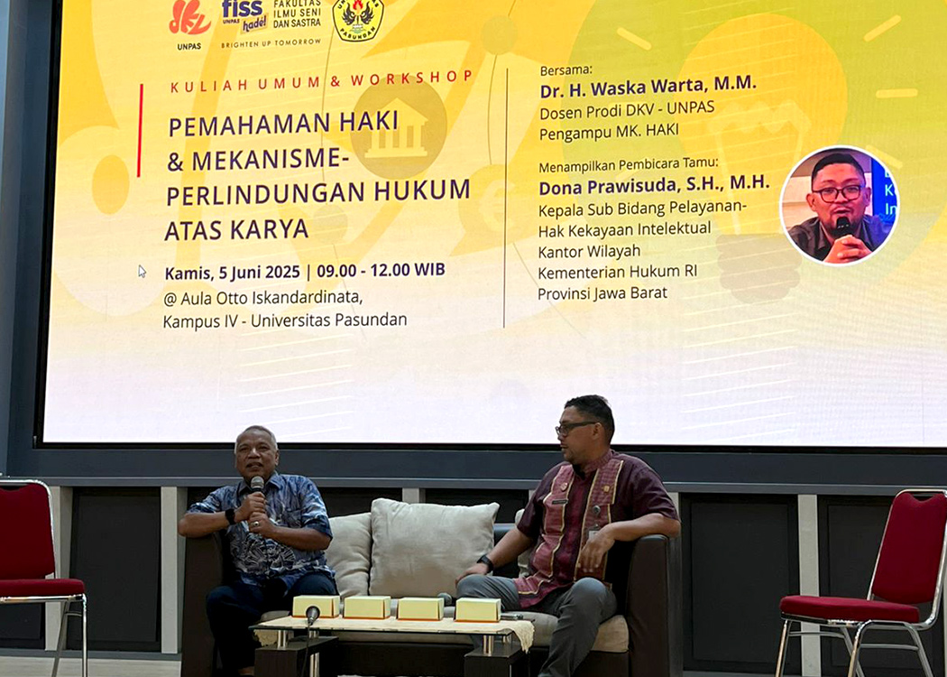 Kanwil Kemenkum Jabar Bersama Universitas Pasundan Selenggarakan Kuliah Umum Mengenai Kekayaan Intelektual