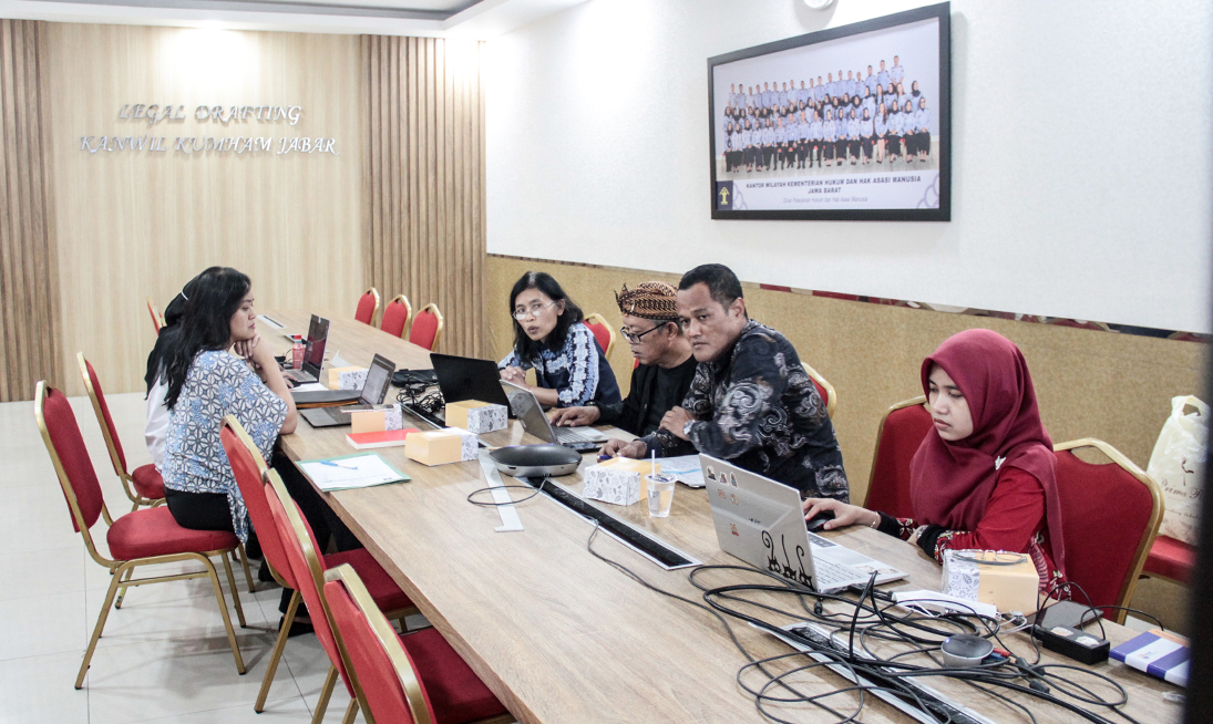 Kanwil Kemenkum Jabar Terima Harmonisasi Perangkat Daerah Kabupaten Ciamis, Bahas 2 (Dua) Rancangan Peraturan Bupati