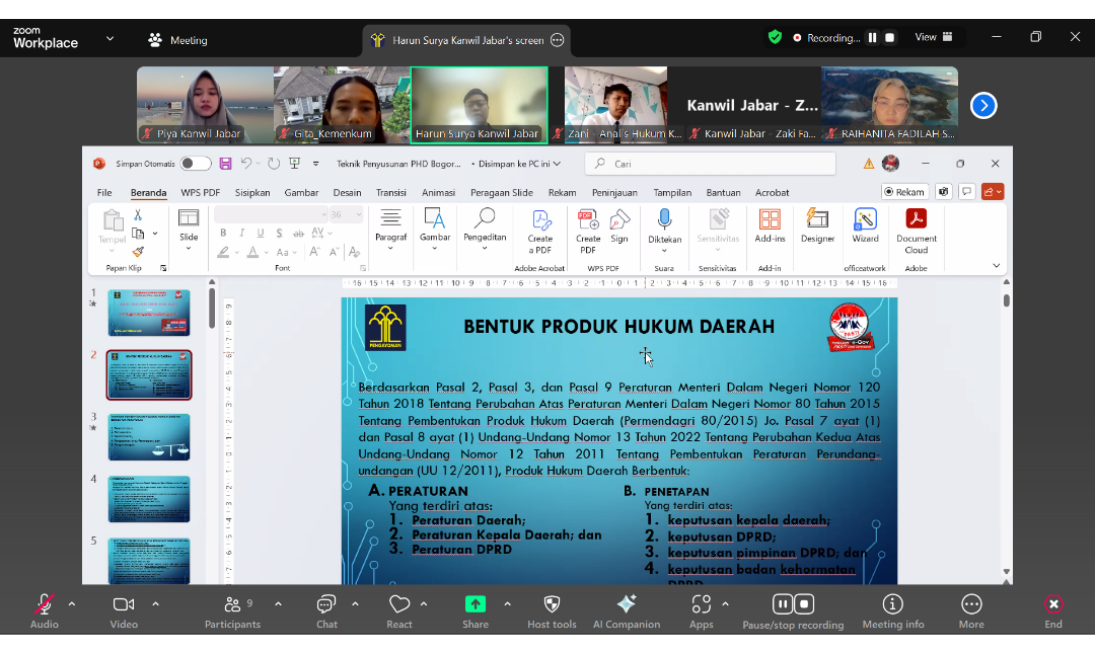 Inovasi Kemenkum Jabar: 'Nongki Santai' Jadi Wadah Belajar Teknik Perundang-undangan