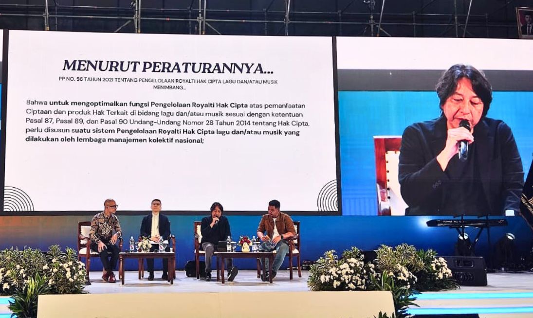 Serap Informasi Terkini, Kemenkum Jabar Hadiri Diskusi Lisensi Musik di IP Expose Indonesia