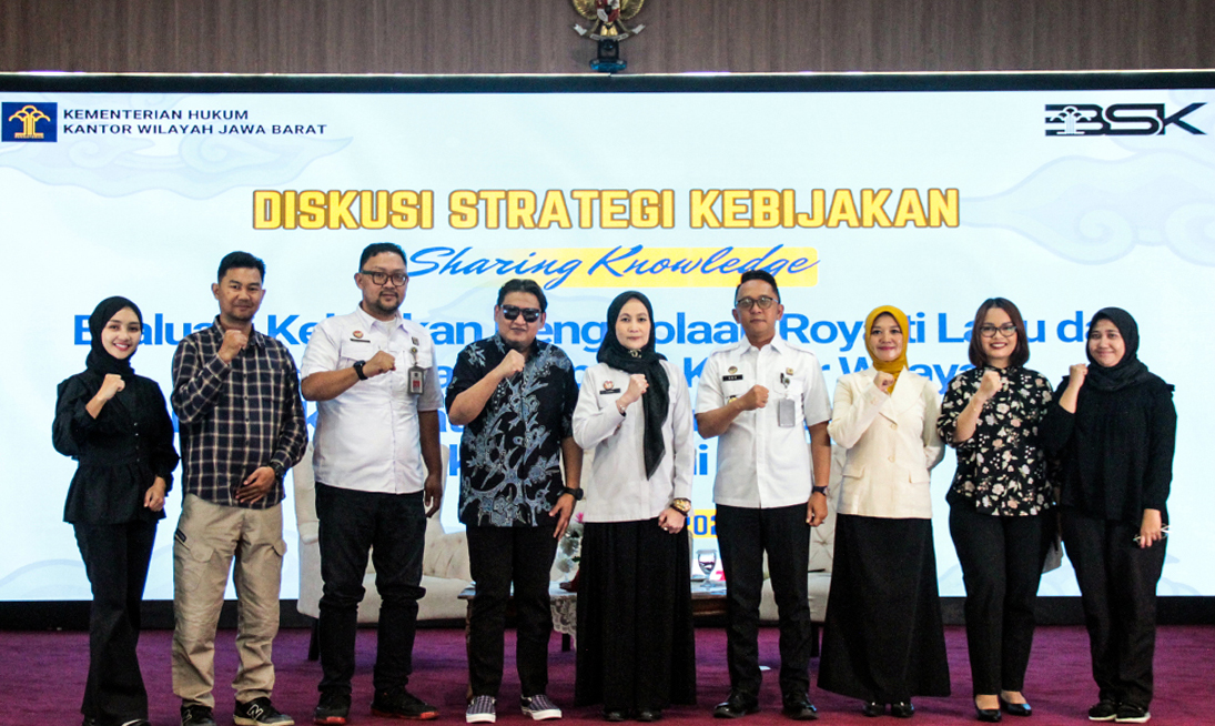 Wujudkan Kesetaraan, Kemenkum Jabar Fasilitasi Peserta Teman Rungu dalam Diskusi Startegi Kebijakan Tentang Royalti Musik