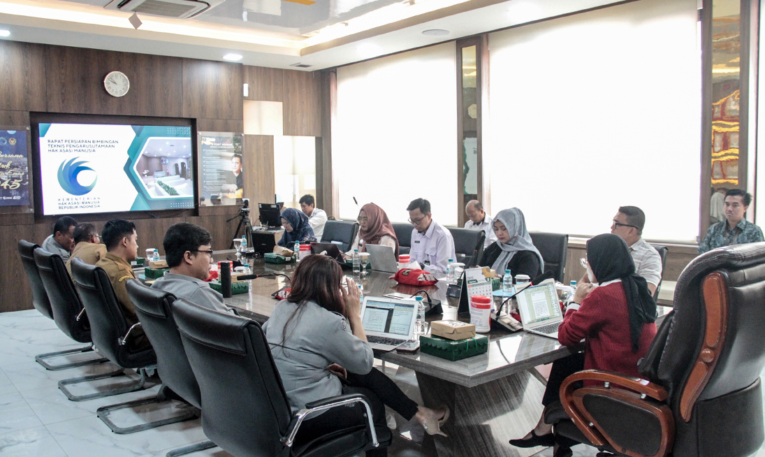 Kemenkum Jabar Kawal Persiapan Bimtek Pengarusutamaan HAM dalam Pembentukan Peraturan Daerah