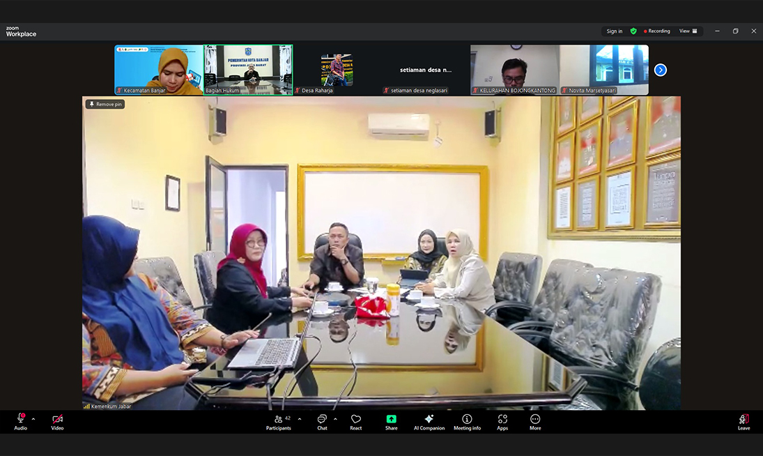 Patut Dicontoh! Kota Banjar Jadi Pelopor Respon Cepat Program Pembentukan Posbankum di Jawa Barat oleh Gubernur dan Kanwil Kemenkum Jabar