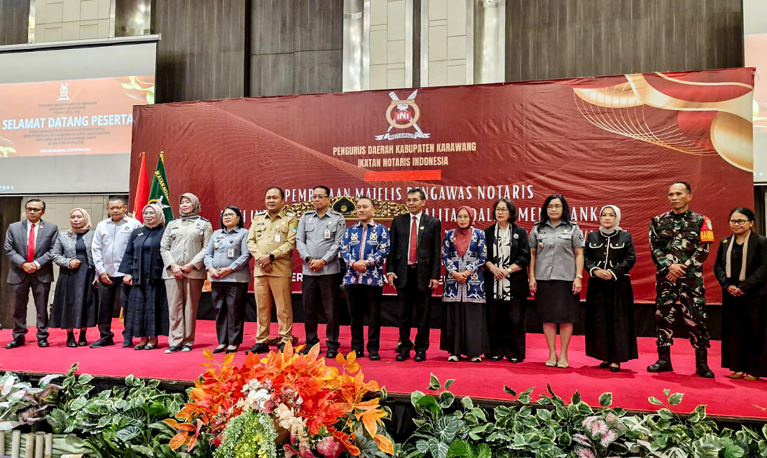 Kemenkum Jabar Tegaskan Komitmen Pembinaan, Asep Sutandar Minta Notaris Profesional Hadapi Kompleksitas Karawang