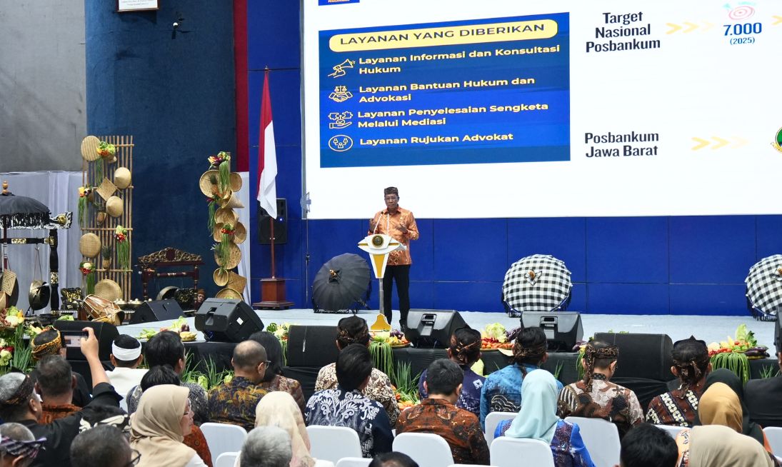 Sinergi Kementerian Hukum dengan Pemerintah Daerah Provinsi dan Kabupaten/Kota di Jawa Barat Wujudkan Pembentukan Pos Bantuan Hukum di Seluruh Desa/Kelurahan di Provinsi Jawa Barat