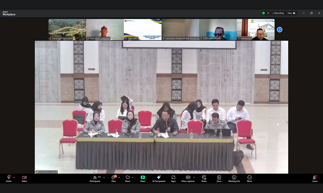 Pasca Peresmian Posbankum, Kemenkum Jabar Tancap Gas Gelar Pelatihan Paralegal Skala Masif