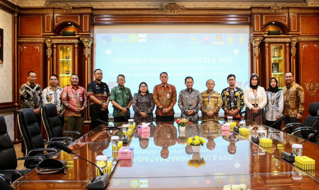 Teken MoU dan PKS Strategis, Kemenkum Jabar dan UNIKOM Perkuat Ekosistem Kekayaan Intelektual