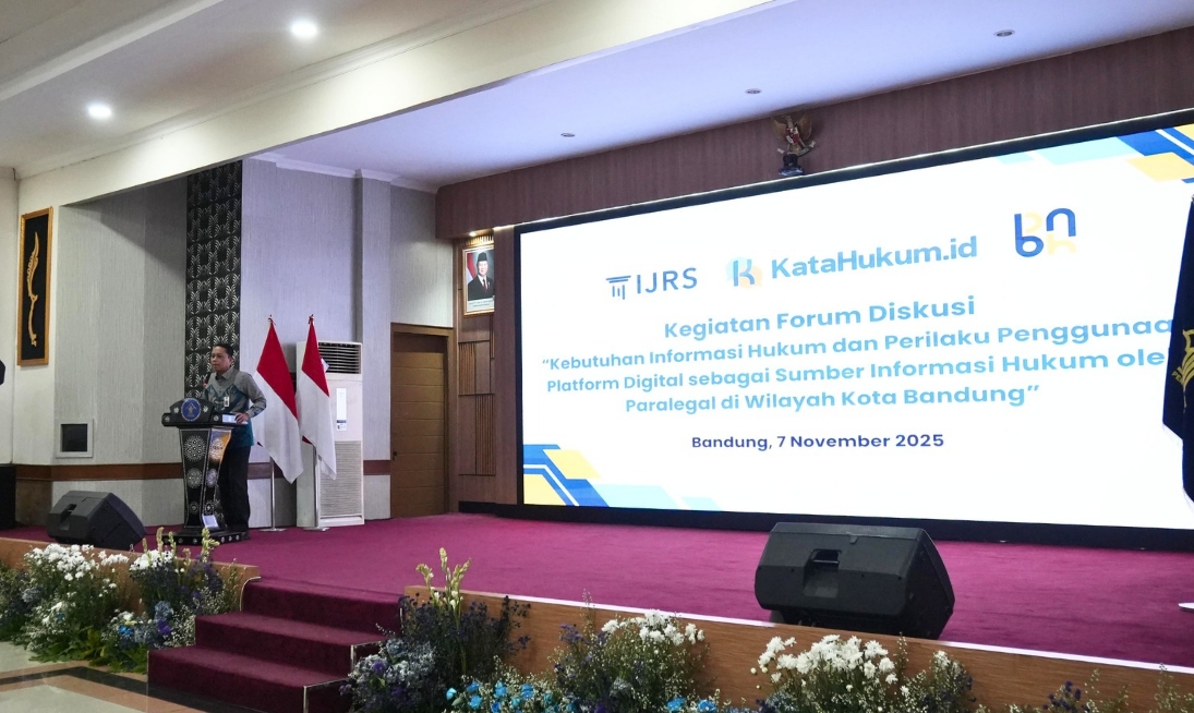 Bersama BPHN dan IJRS, Kemenkum Jabar Selami Kebutuhan Informasi Hukum Paralegal Bandung Melalui FGD