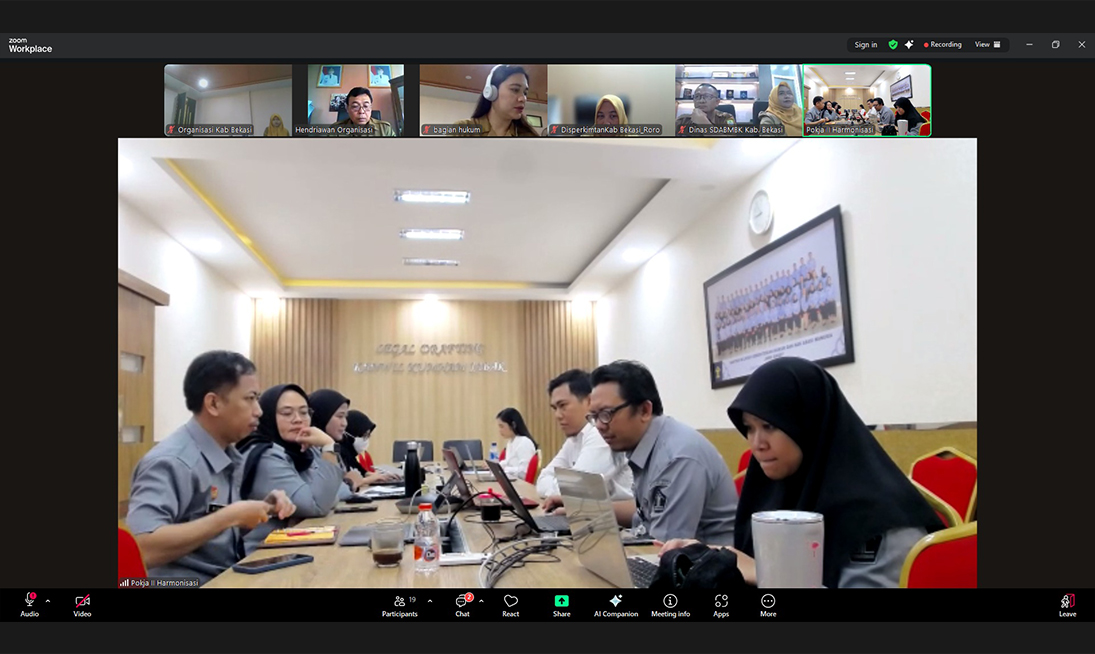 Kemenkum Jabar 'Sisir' Lima Rancangan Perbup Bekasi, Pastikan Sesuai Aturan Pusat