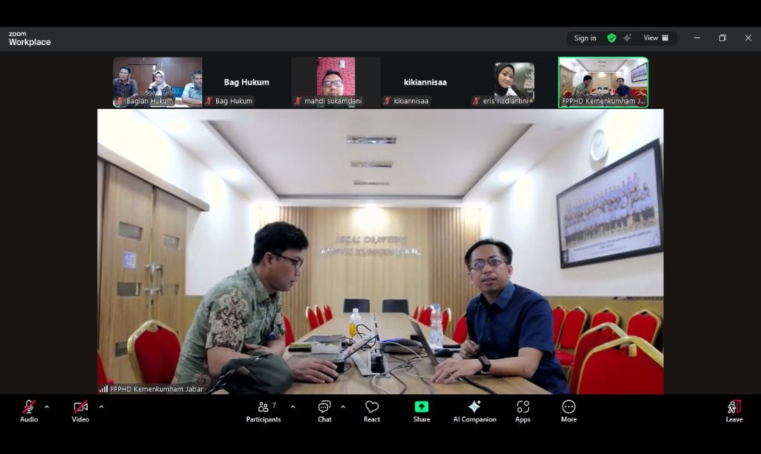 Kawal Kepastian Hukum, Kemenkum Jabar Harmonisasi Aturan Perdagangan demi Stabilitas Ekonomi Daerah Kabupaten Tasikmalaya