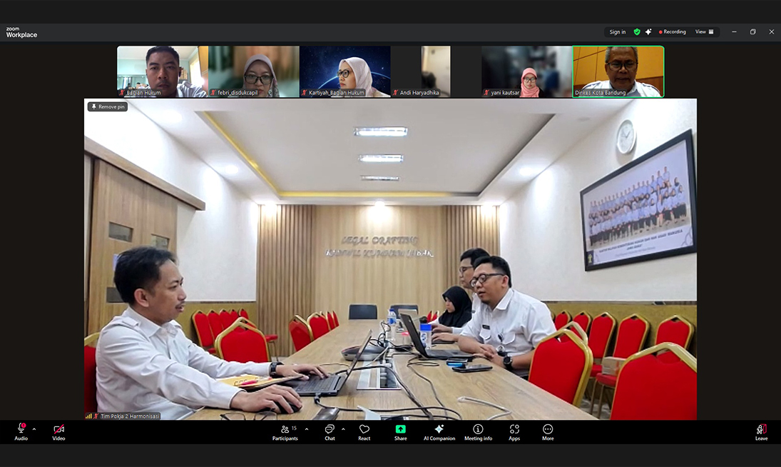 Kemenkum Jabar Kebut Harmonisasi 5 Aturan Krusial Kota Bandung, Dari Kesehatan hingga Aset Daerah