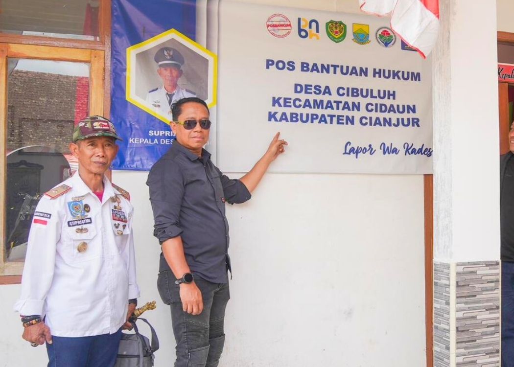 Perkuat Akses Keadilan di Pelosok, Kemenkum Jabar Tinjau Langsung Posbankum Desa Cibuluh Cianjur
