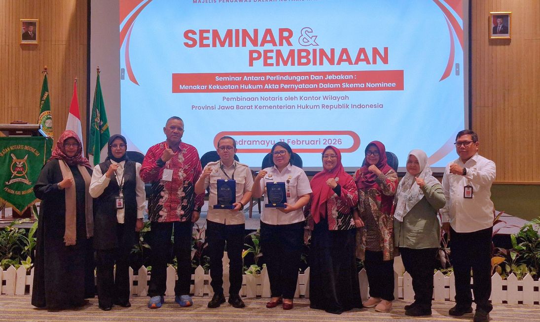 Turun Langsung ke Indramayu, Kemenkum Jabar Berikan 'Wejangan' Penting Bagi Notaris