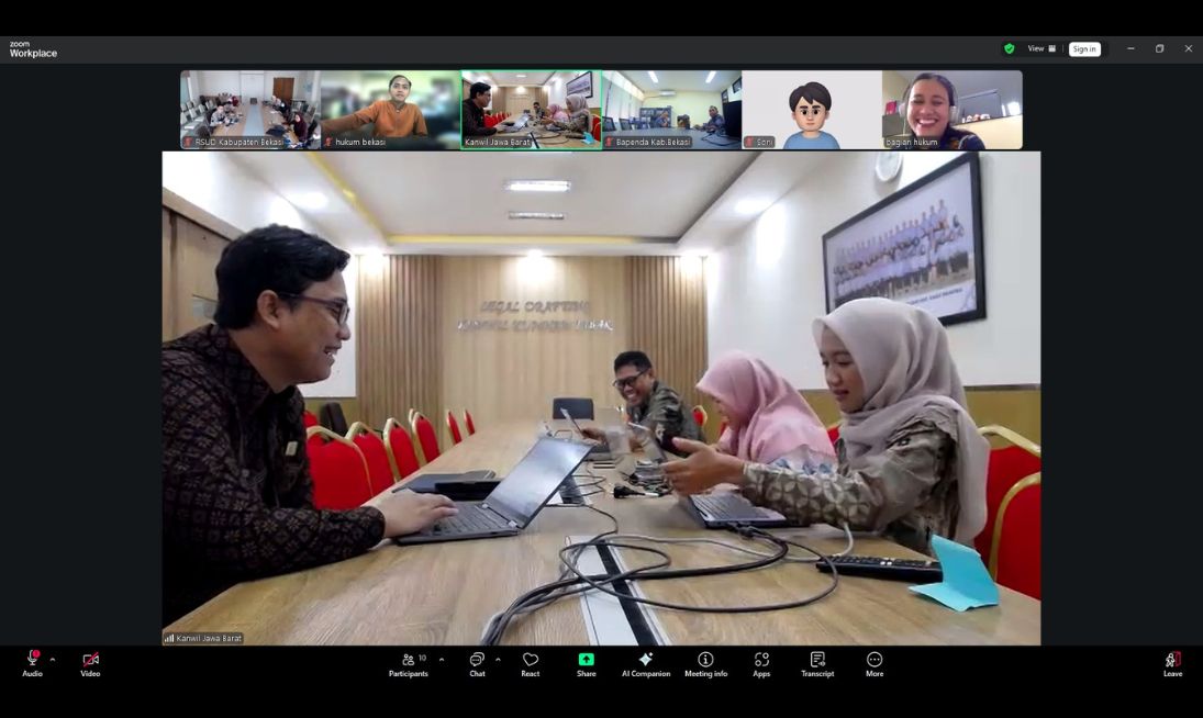 Kemenkum Jabar Kebut Pra Harmonisasi 5 Raperbup Krusial Bekasi, Percepat Layanan Kesehatan hingga Pajak