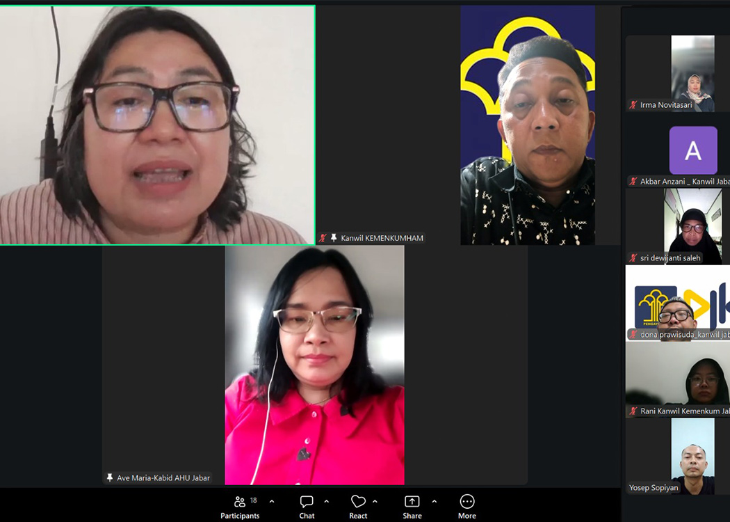 Kanwil Kemenkum Jabar Pastikan Layanan Bidang AHU dan Bidang KI Berjalan Optimal Selama Masa WFA