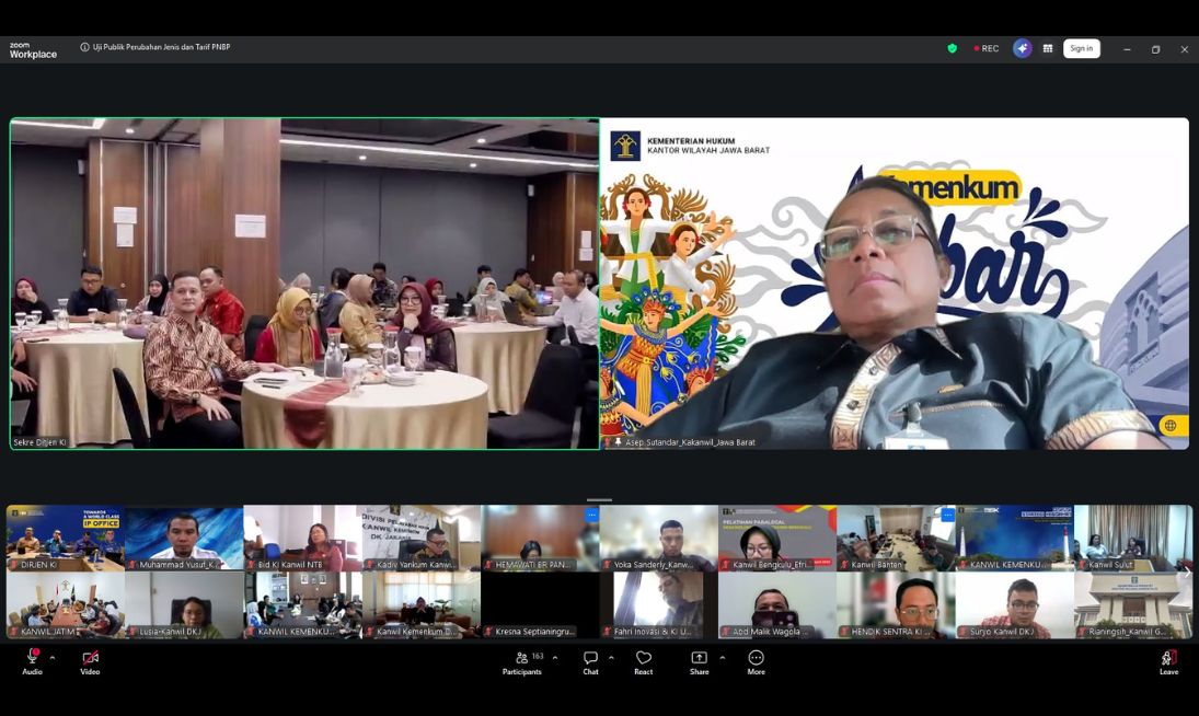 Kemenkum Jabar Ikuti Uji Publik Revisi PP 45/2024: Langkah Strategis Demi Layanan Kekayaan Intelektual yang Adaptif