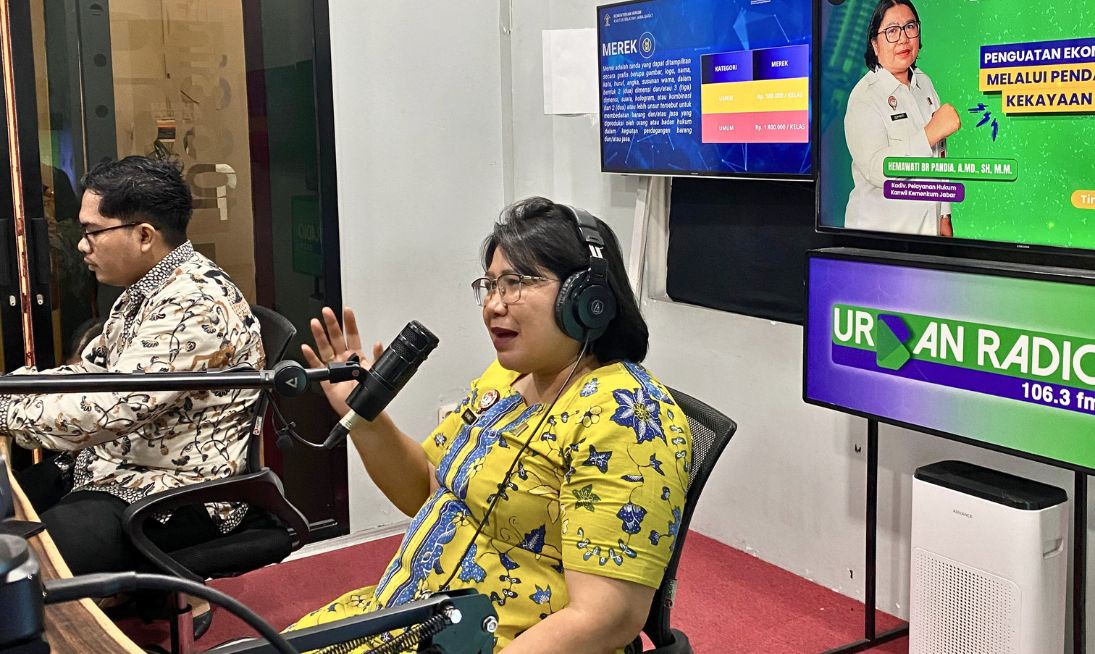 Siaran Langsung di Urban Radio, Kemenkum Jabar Kupas Tuntas Rahasia Perlindungan Kekayaan Intelektual